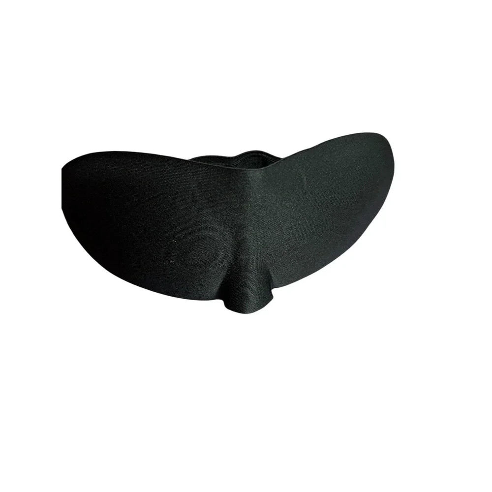 Black Sleep Eye Mask & Foam Earplug Light Blocking Travel Naps Meditation‎